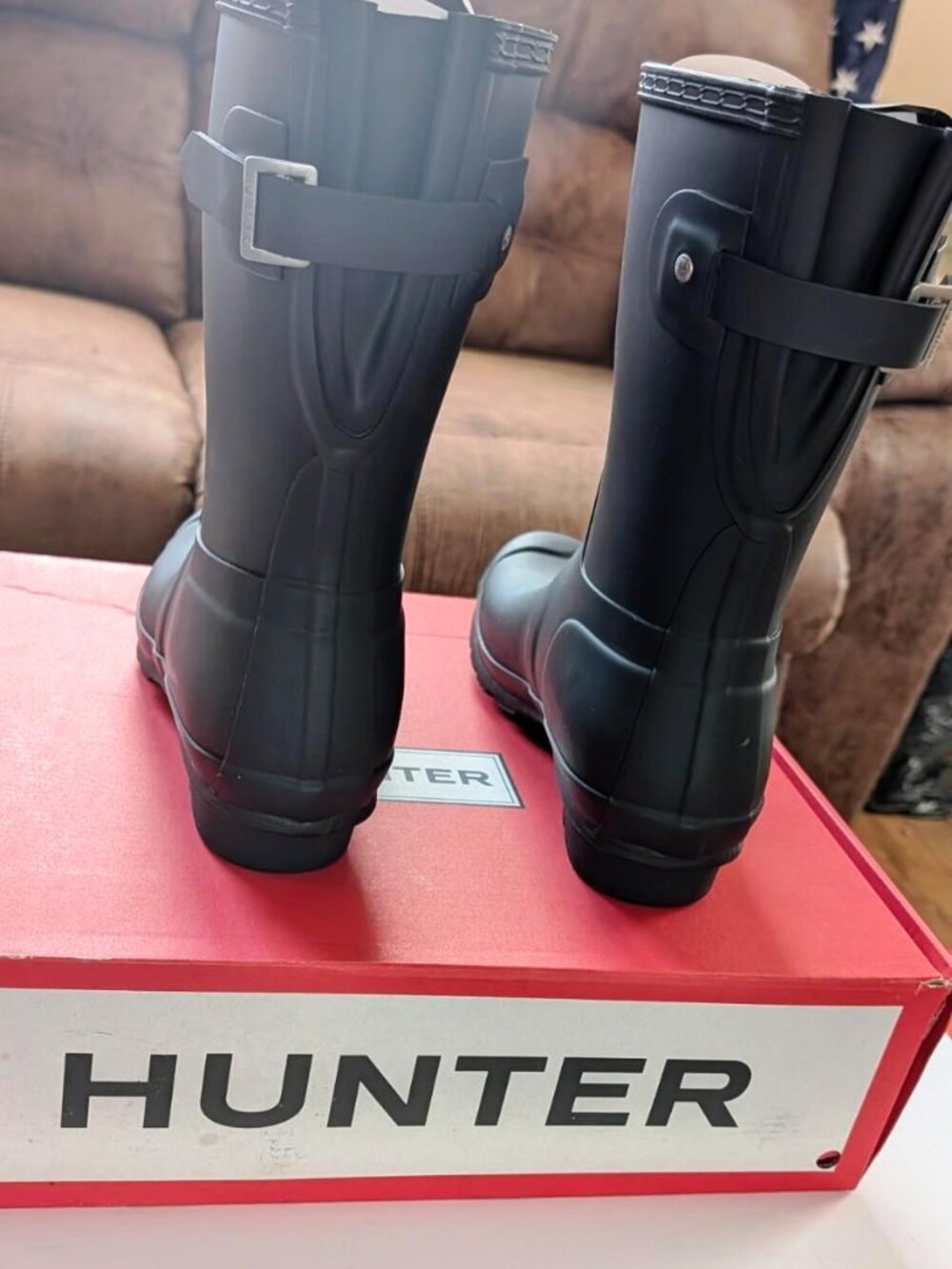 Hunter Women's Original Short Back Adjustable Boot, Size 7 - New in Box - Picture 3 of 5